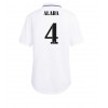 Real Madrid David Alaba #4 Hjemmedrakt Kvinner 2022-23 Kortermet